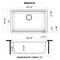 Ruvati 30-inch Granite Composite Workstation White Dual Mount Kitchen Sink RVG2310WH - alternate 5
